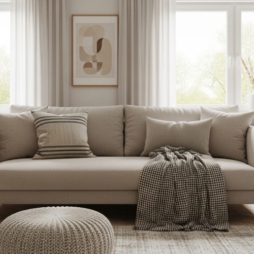 Sofá na Sala de Estar: Transformando o Ambiente com Conforto, Estilo e Bem-Estar.