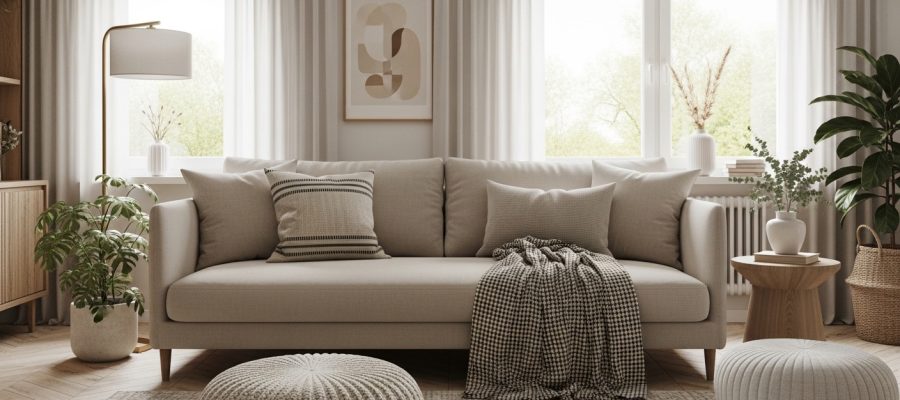 Sofá na Sala de Estar: Transformando o Ambiente com Conforto, Estilo e Bem-Estar.