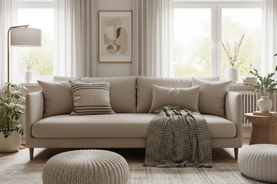 Sofá na Sala de Estar: Transformando o Ambiente com Conforto, Estilo e Bem-Estar.